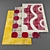 Set of 5 Rugs with Textures 3D model small image 1