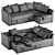 Transform your space with Ikea Holmsund 3D model small image 7