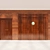  Courtroom Wood Wall Panel 3D model small image 1