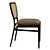 Elegant Cabaret Chair: Philippe Bouix Design 3D model small image 3