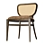 Elegant Cabaret Chair: Philippe Bouix Design 3D model small image 5