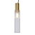 Elegant Brass and Glass Suspension Light 3D model small image 5