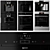 Ultimate Double Oven & Coffee Collection: Gaggenau, AEG, and Neff 3D model small image 1