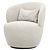 Amber Swivel Chair: Sleek and Stylish Seating Solution 3D model small image 1