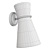 Modern Pivoting Sconce Light 3D model small image 2