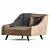 Stylish Elgin Armchair: Modern Design & Comfort 3D model small image 2