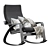 ComfortCrafts Modern Rocking Chair: The Perfect Addition to Your Home! 3D model small image 3