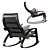ComfortCrafts Modern Rocking Chair: The Perfect Addition to Your Home! 3D model small image 6