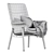 Stylish Vedbo Armchair by IKEA 3D model small image 6