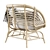 Stylish IKEA BUSKBO Rattan Armchair 3D model small image 4