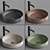 Elegant Round Sink & Bozz Mixer 3D model small image 3