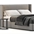 RH Lawson Bed: Luxurious Comfort 3D model small image 2