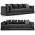 Luxury BENTLEY HOME Westbury Sofa 3D model small image 3