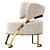 Gotham Luxury Armchair 3D model small image 3