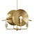 Modern Orbit Chandelier: Elegant & Versatile 3D model small image 3