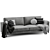 Boconcept Indivi Sofa: Contemporary Comfort & Style 3D model small image 3