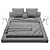 Bonaldo Matrimonial Bed: Sleek and Spacious 3D model small image 5