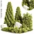 Outdoor Plant Set 06: Stylish & Versatile 3D model small image 1