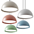 Sleek LED Pendant Lamp: TIRES Collection 3D model small image 1