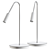 Sleek VOLTA LED Table Lamp 3D model small image 3