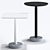 Bernardo Steel Garden Side Table - Stylish and Durable 3D model small image 1