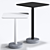 Bernardo Steel Garden Side Table - Stylish and Durable 3D model small image 3