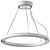 Lira Pendant Lamp: Sleek Aluminum Design 3D model small image 3
