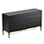 CB2 Connoisseur Wide Dresser 3D model small image 1