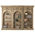 Elegant Vintage Bookshelf 3D model small image 1