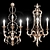 Eleganza: Roberto Giovannini Wall Light 3D model small image 1