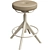 Trollberget Beige Sit-Stand Stool 3D model small image 2