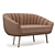 Primrose Luxe 2 Seater Sofa 3D model small image 2