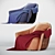 Frigerio Salotti Sillon Armchair: Modern Elegance for Your Space 3D model small image 3