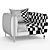 Sleek Barlow Chair: Modern Elegance Packed 3D model small image 5