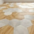 Hexagon Porcelain Tile: Sleek and Modern 3D model small image 1