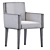 Elegant Petra Chair 3D model small image 3
