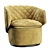 Sleek Swivel Chair: Customizable & Compact 3D model small image 2