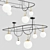 Elegant NH S Cluster Pendant 3D model small image 2