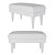 Elegant Parisian Loveseat 3D model small image 2