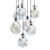 Glorious Ruby Suspension Lamp 3D model small image 1