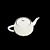Elegant Glass Teapot 3D model small image 1