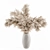 Stone Rock Vase with Dried Plants 3D model small image 1