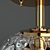 Czech Crystal Chandelier FEBA: Elegant Lighting Bliss 3D model small image 4