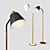 Lumina Deco Ardini Floor Lamp: Elegant Illumination at its Finest 3D model small image 1