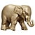 Elephant Sculpture 2013 - Unique Decor Piece 3D model small image 2