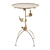 Terra Birds Table: Elegant Steel and Marble Design 3D model small image 5