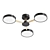 Modern Ceiling Chandelier with Remote Control 3D model small image 1