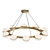 Bronze Glass Ball Chandelier 3D model small image 2