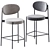 Stylish Verner Bar Stool: Series 430 3D model small image 1