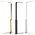 Sleek Flat Floor Lamp 3D model small image 1